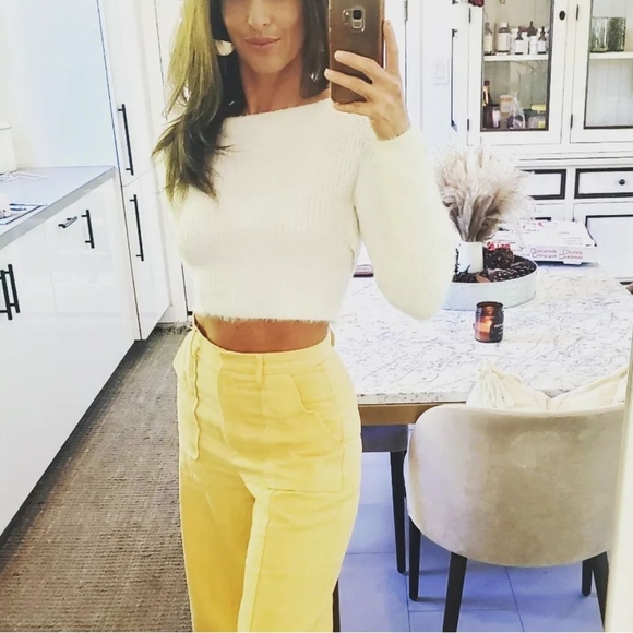 Bec & Bridge Wide Leg Olivier Pant in Honey - Size 4 - Picture 7 of 7